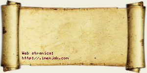 Danica Atanasković vizit kartica